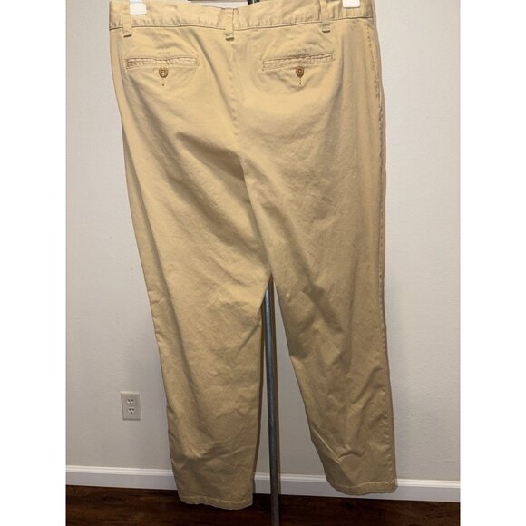 Lands In Pants Women 14 khaki 34X31 Stretch Pockets Cotton Blend - Picture 6 of 10